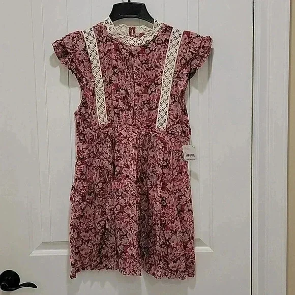 Free People Eva Cotton Floral Tunic Size Small - Picture 2 of 11